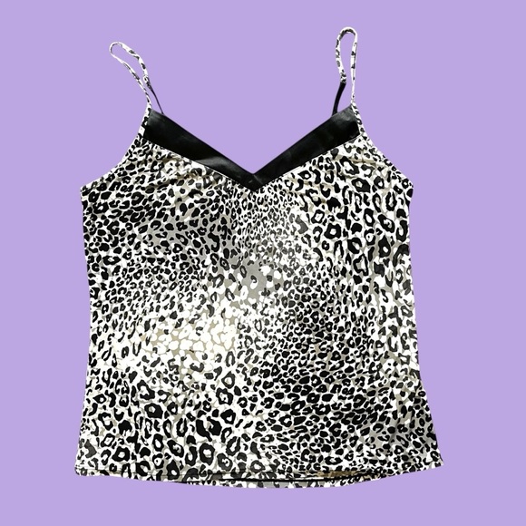 Y2K leopard print tank camisole large - Picture 5 of 10